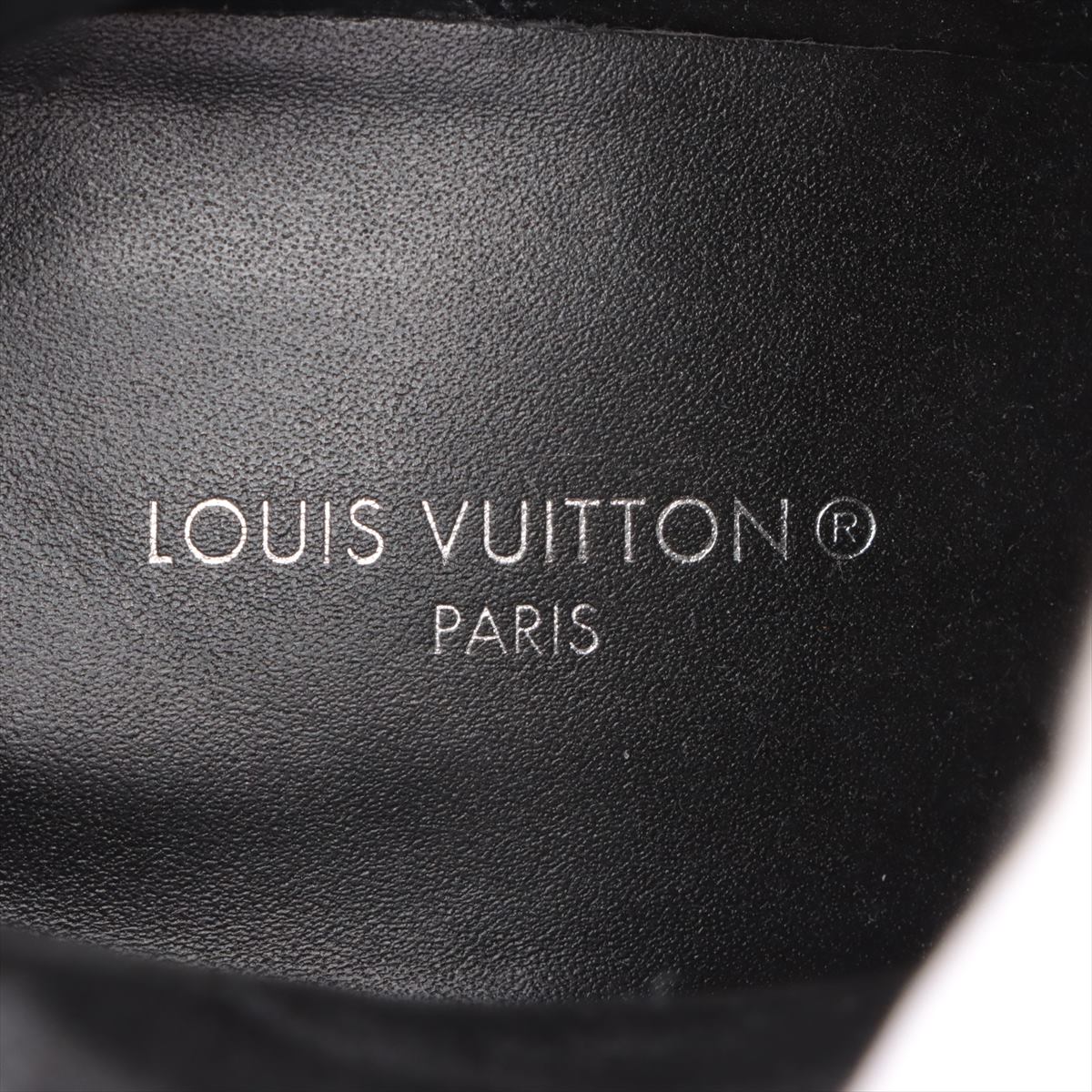 Louis Vuitton 21 years PVC  Leather Boots 35  Black × Brown MA1211 Monogram Homo
