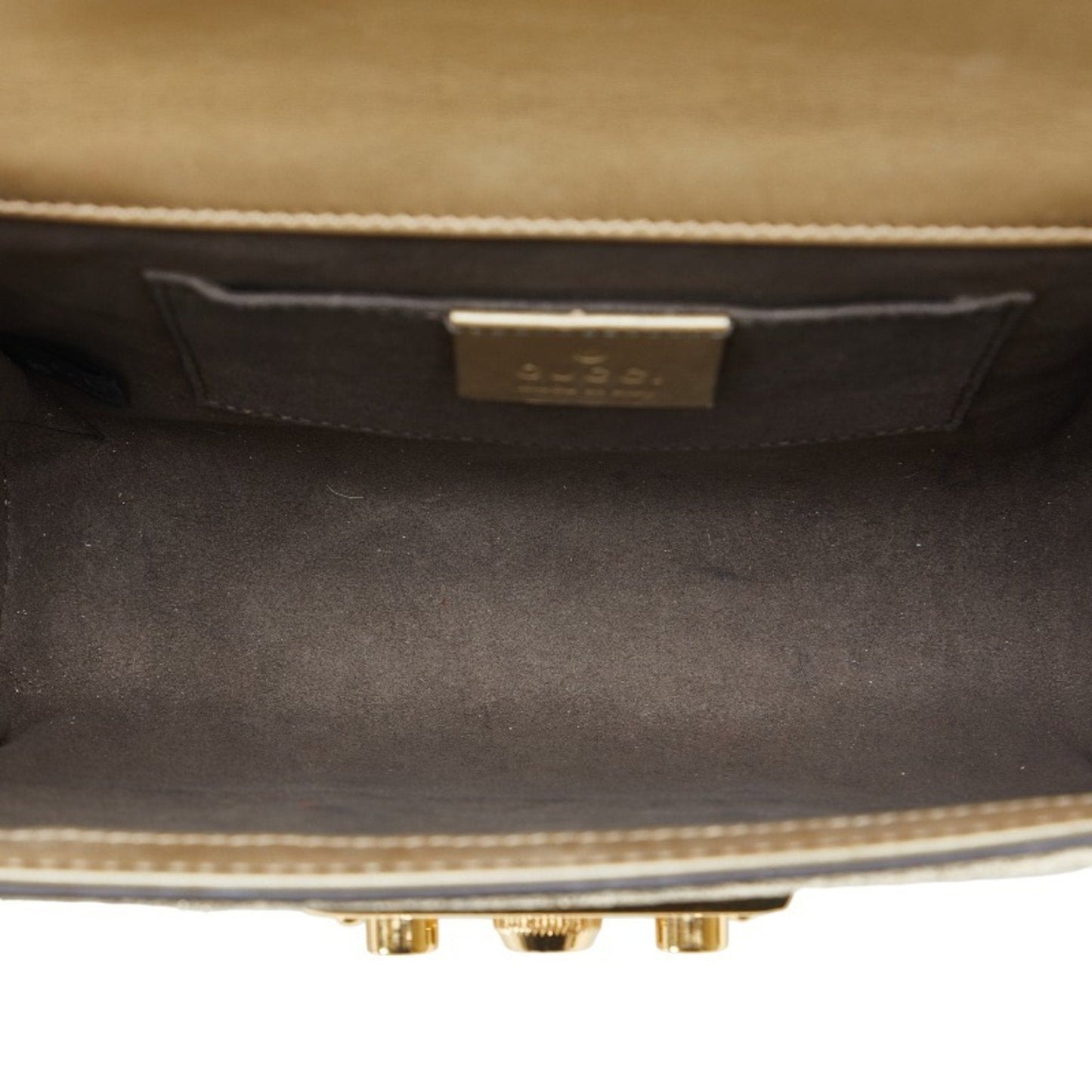 Gucci Padlock  Leather Shopper Bag ()