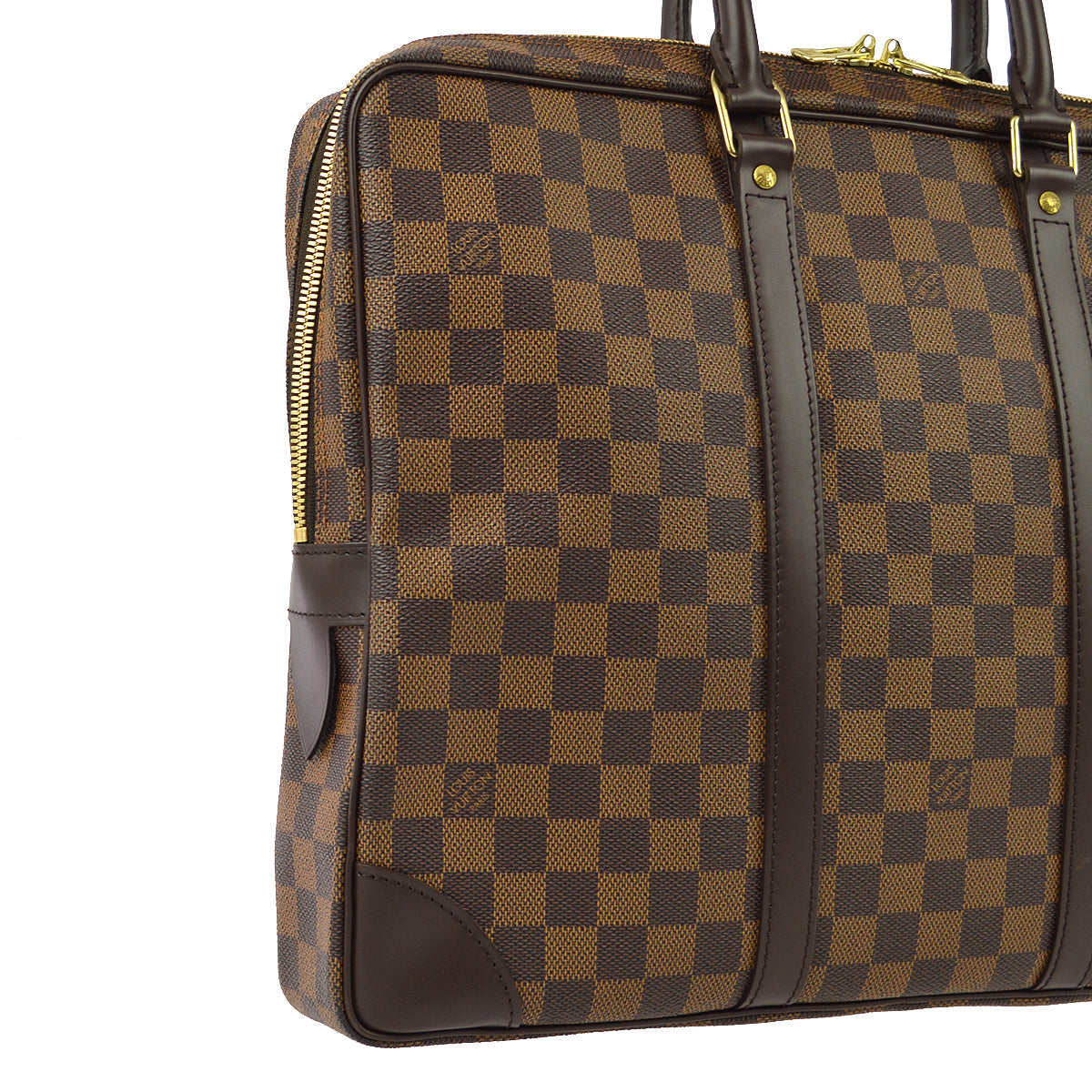 Louis Vuitton 2005 Damier Porte Documents Voyage Handbag N41124