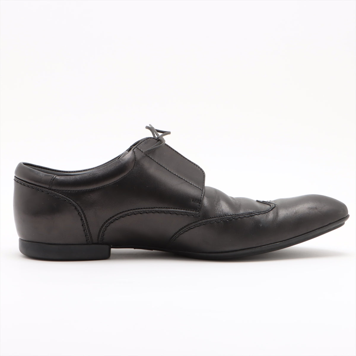 Louis Vuitton 11 Years 7  Leather Shoes Black FD0161