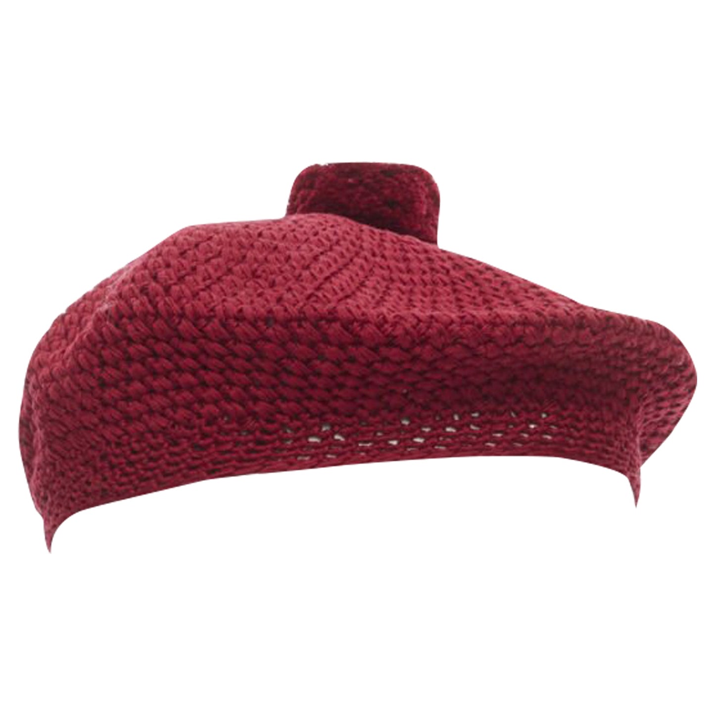 Gucci pom pom knit beret hat