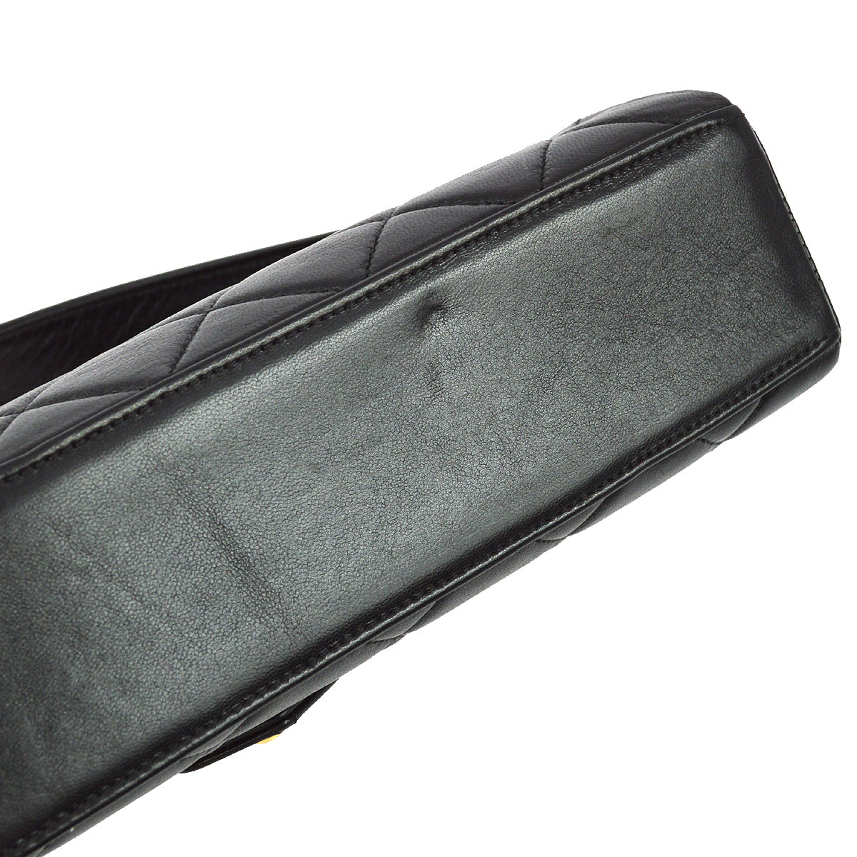 Luxury Chanel 1996-1997 Black Lambskin Flap Handbag