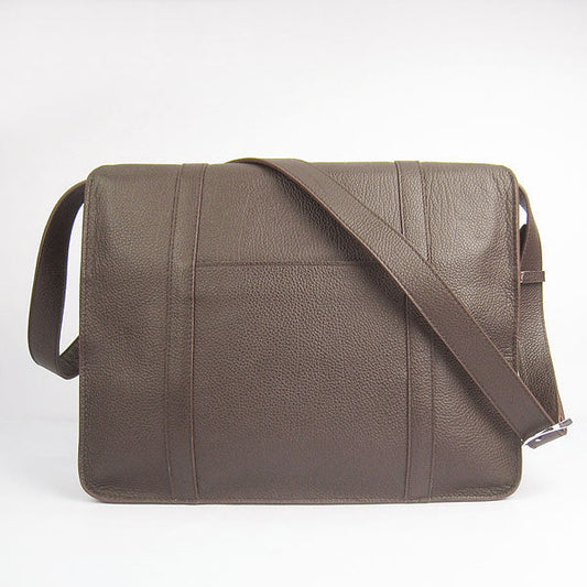 Luxury Hermes Steve H2812 Lambskin Coffee Handbag