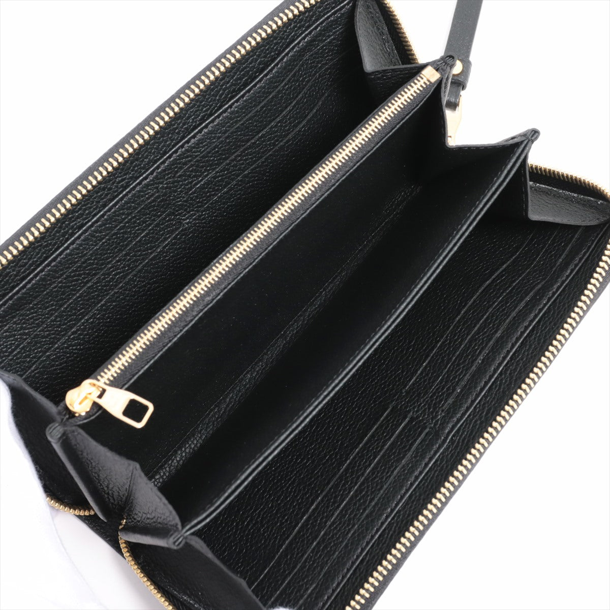 Louis Vuitton Implant  Wallet M61864 Noir Round Jeep Wallet