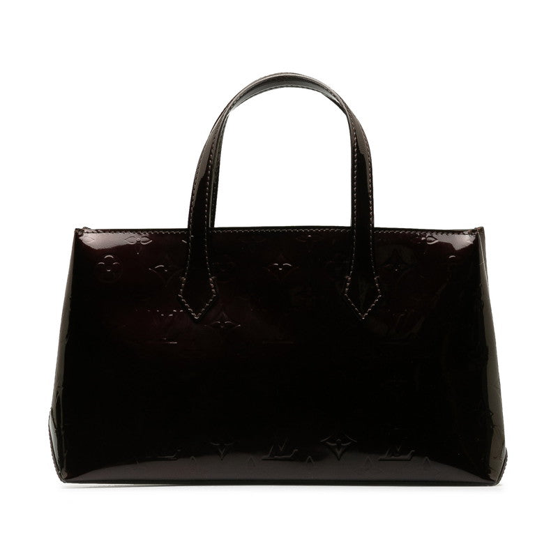 Louis Vuitton Monogram Vernis Wilshere PM Handbag M93641 Amarant Pearl Patent Leather  Louis Vuitton