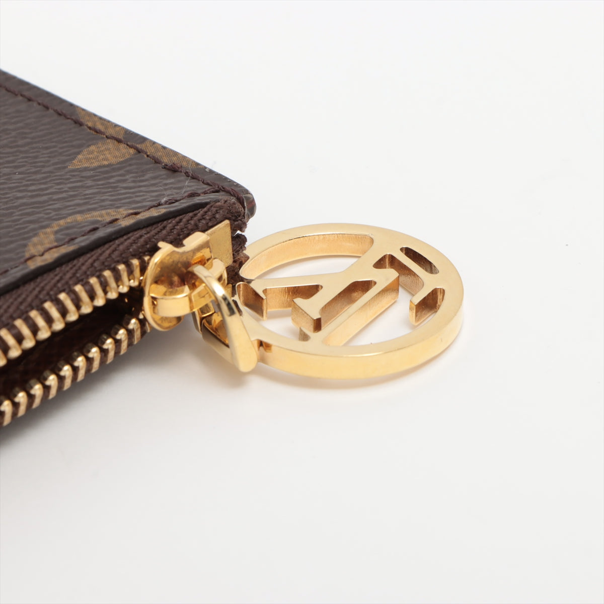 Louis Vuitton Monogram Port Jaeger Le Coultre Romy M81880 Brown Card Case