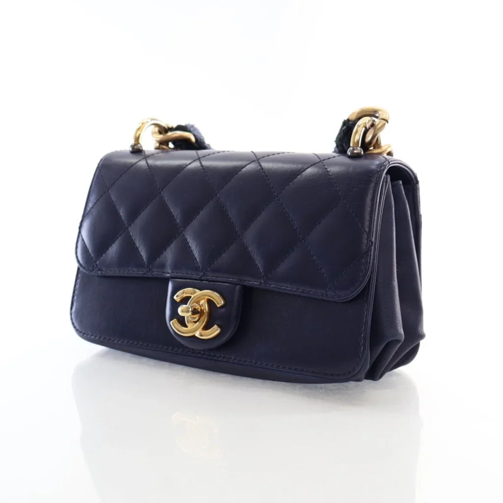 Chanel Seasonal Flap Navy Calfskin
