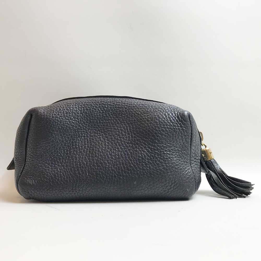 Luxury Gucci Trending 2025 Leather Soho Cosmetic Pouch 308636