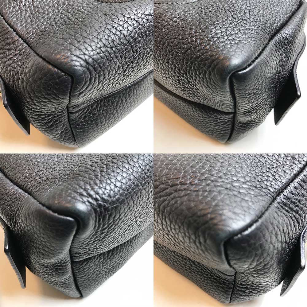 Luxury Gucci Trending 2025 Leather Soho Cosmetic Pouch 308636