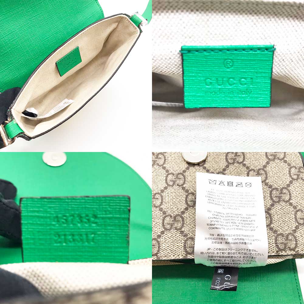 Luxury Gucci Trending 2025 Animal PVC Leather Shoulder Bag 457352