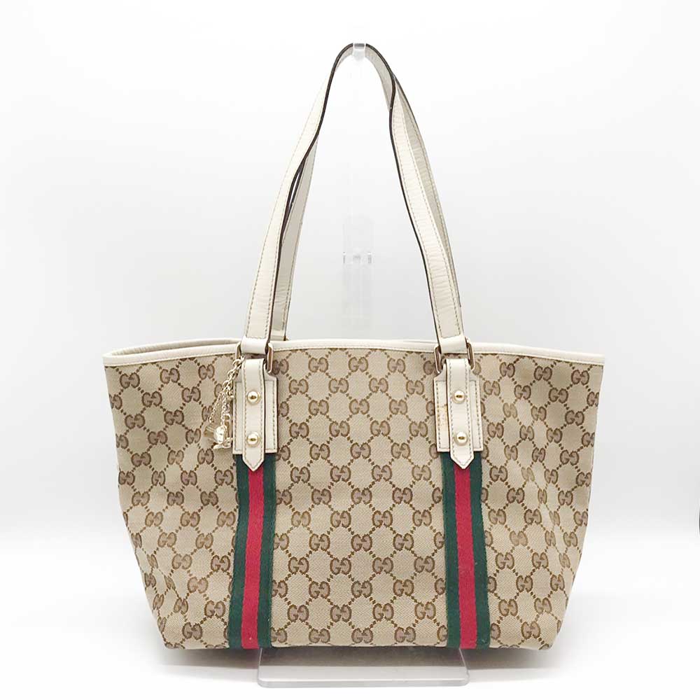 Luxury Gucci Trending 2025 GG Canvas Leather Tote Bag 137396