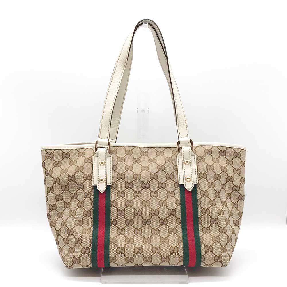 Luxury Gucci Trending 2025 GG Canvas Leather Tote Bag 137396