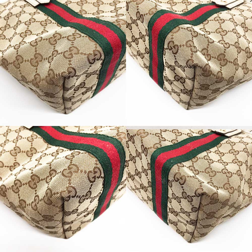 Luxury Gucci Trending 2025 GG Canvas Leather Tote Bag 137396