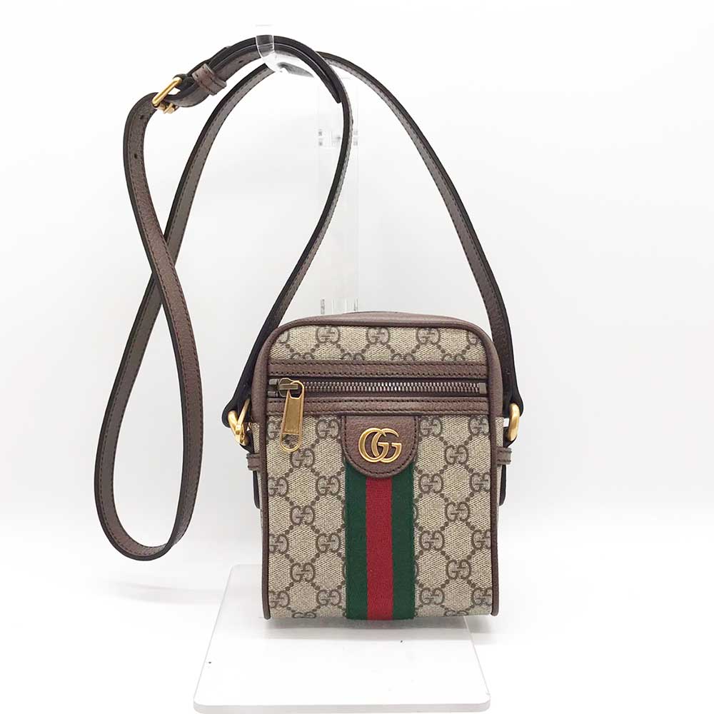 Luxury Gucci Trending 2025 Ophidia GG PVC Leather Shoulder Bag