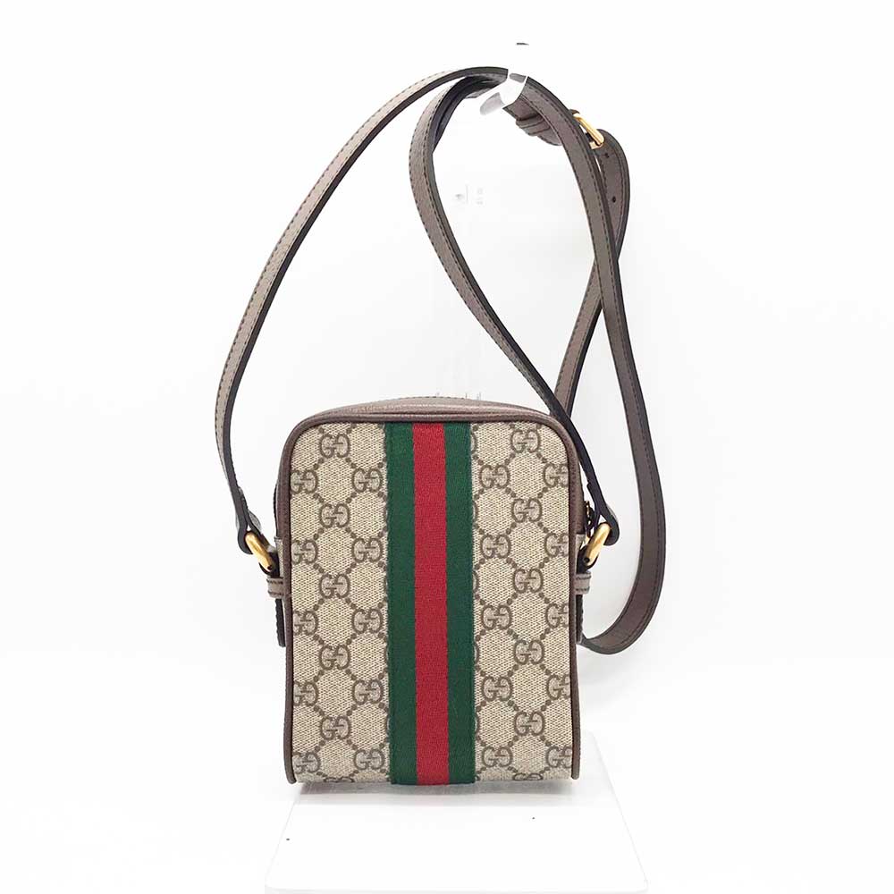 Luxury Gucci Trending 2025 Ophidia GG PVC Leather Shoulder Bag