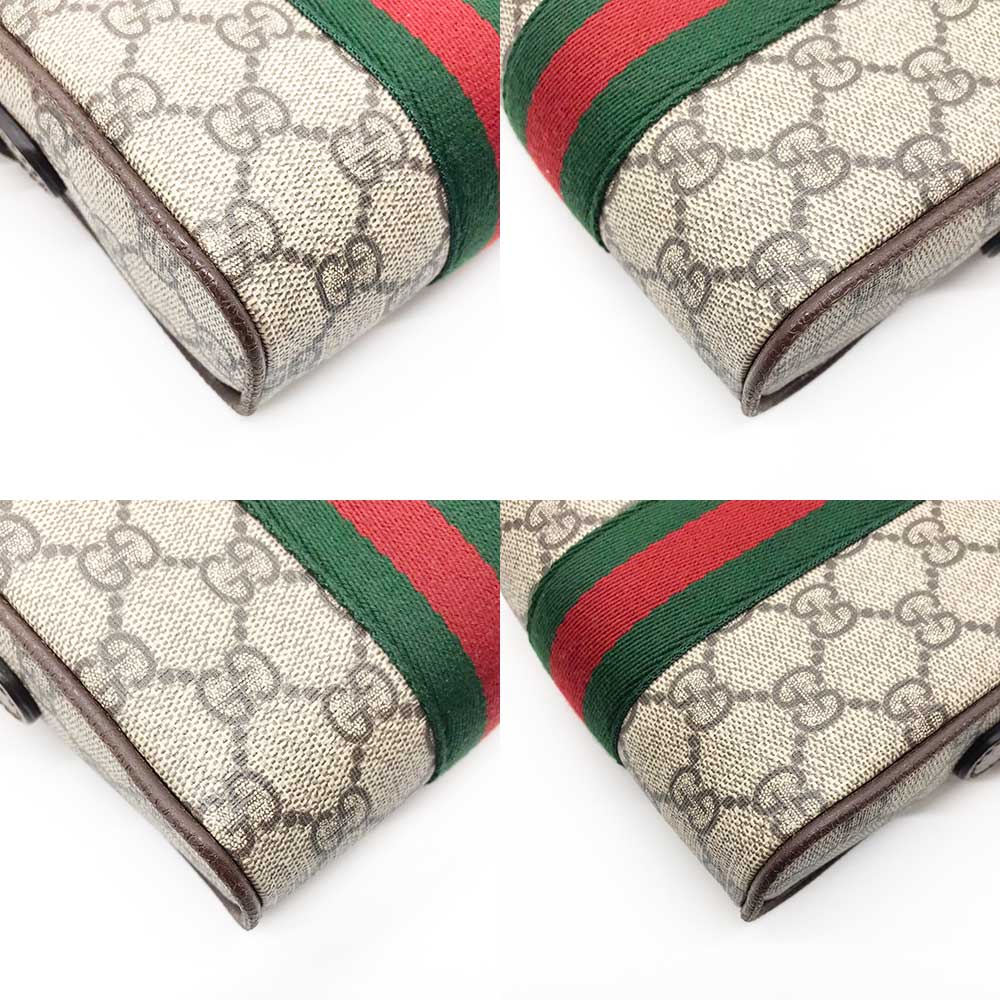 Luxury Gucci Trending 2025 Ophidia GG PVC Leather Shoulder Bag