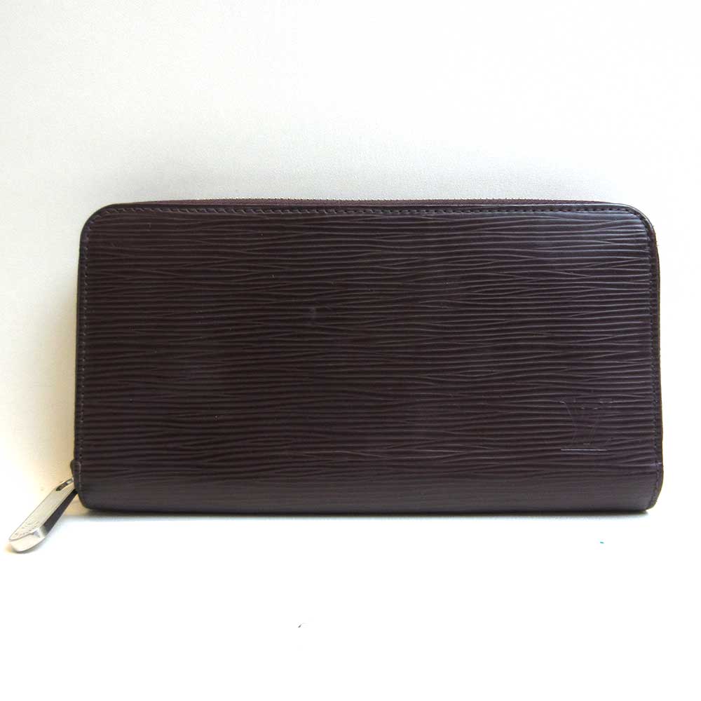 Louis Vuitton Epi Zippy Wallet Brown Long Wallet M60434
