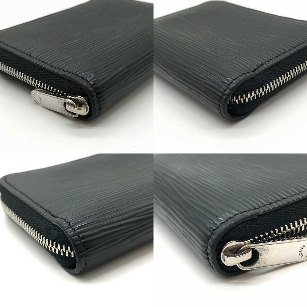 Louis Vuitton Epi Zippy Wallet Coin Purse M60152 Black