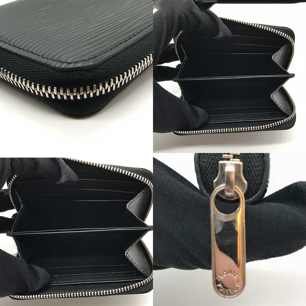 Louis Vuitton Epi Zippy Wallet Coin Purse M60152 Black