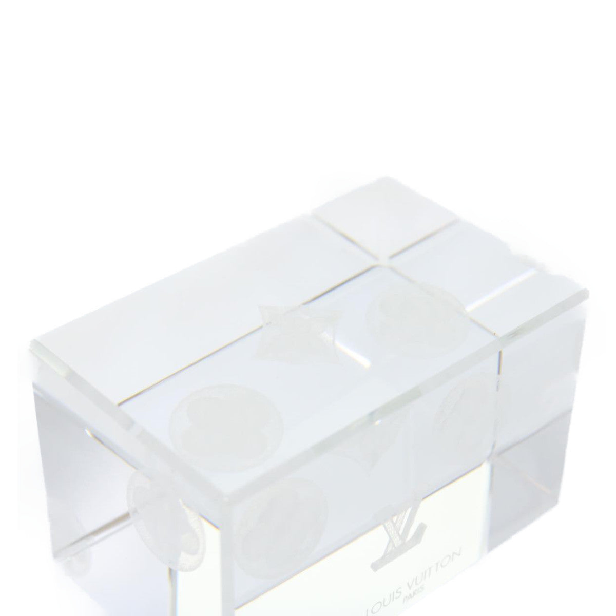 LOUIS VUITTON Paper weight crystal LV 30011