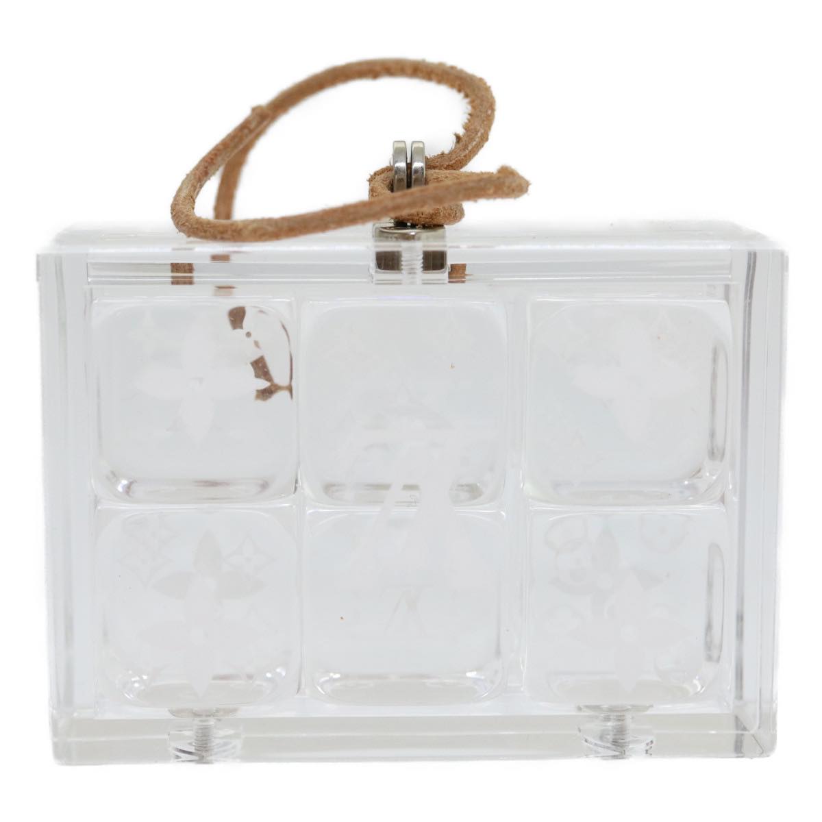 LOUIS VUITTON Monogram Dice object Clear LV 30013A