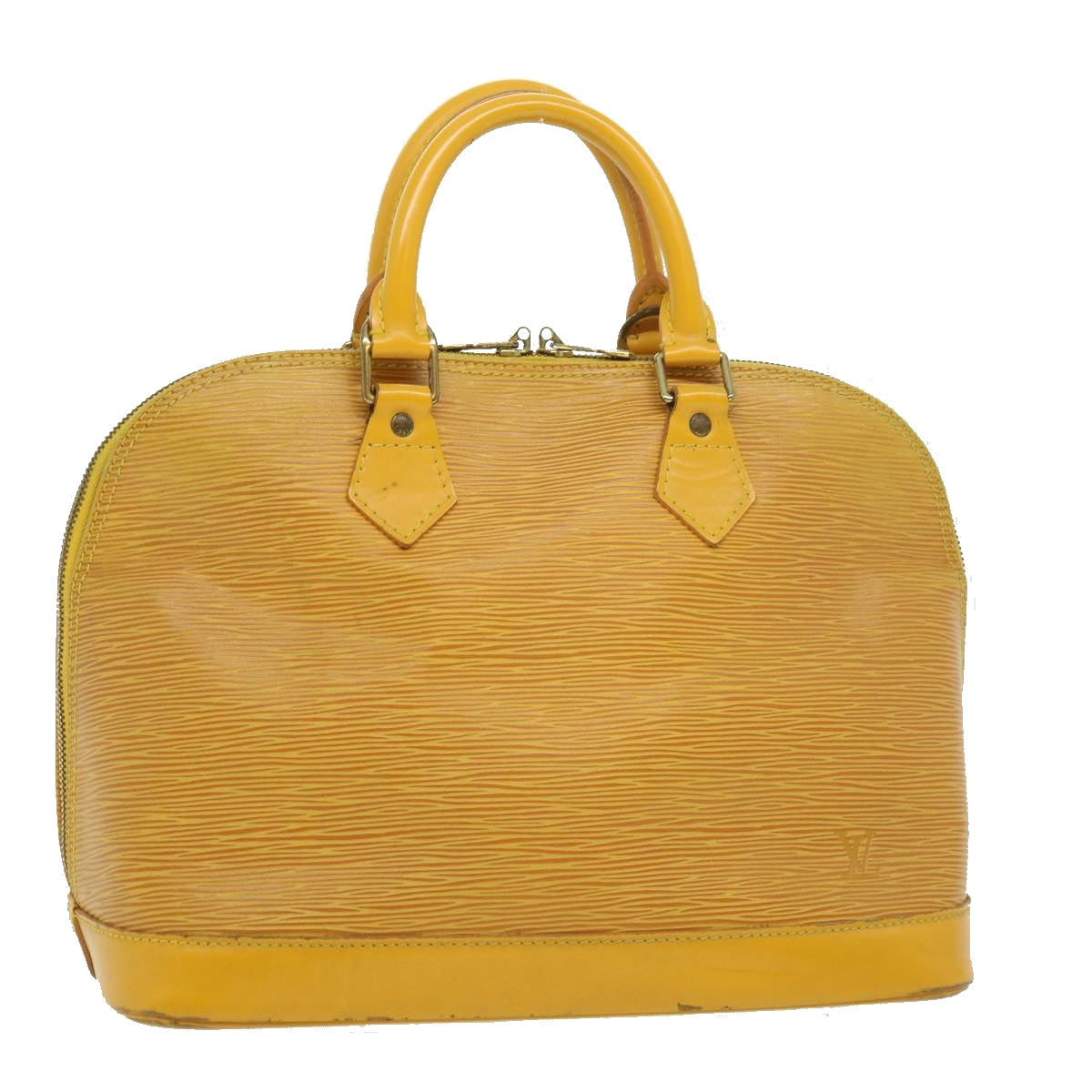 LOUIS VUITTON Epi Alma Hand Bag Yellow M52149 LV 30067