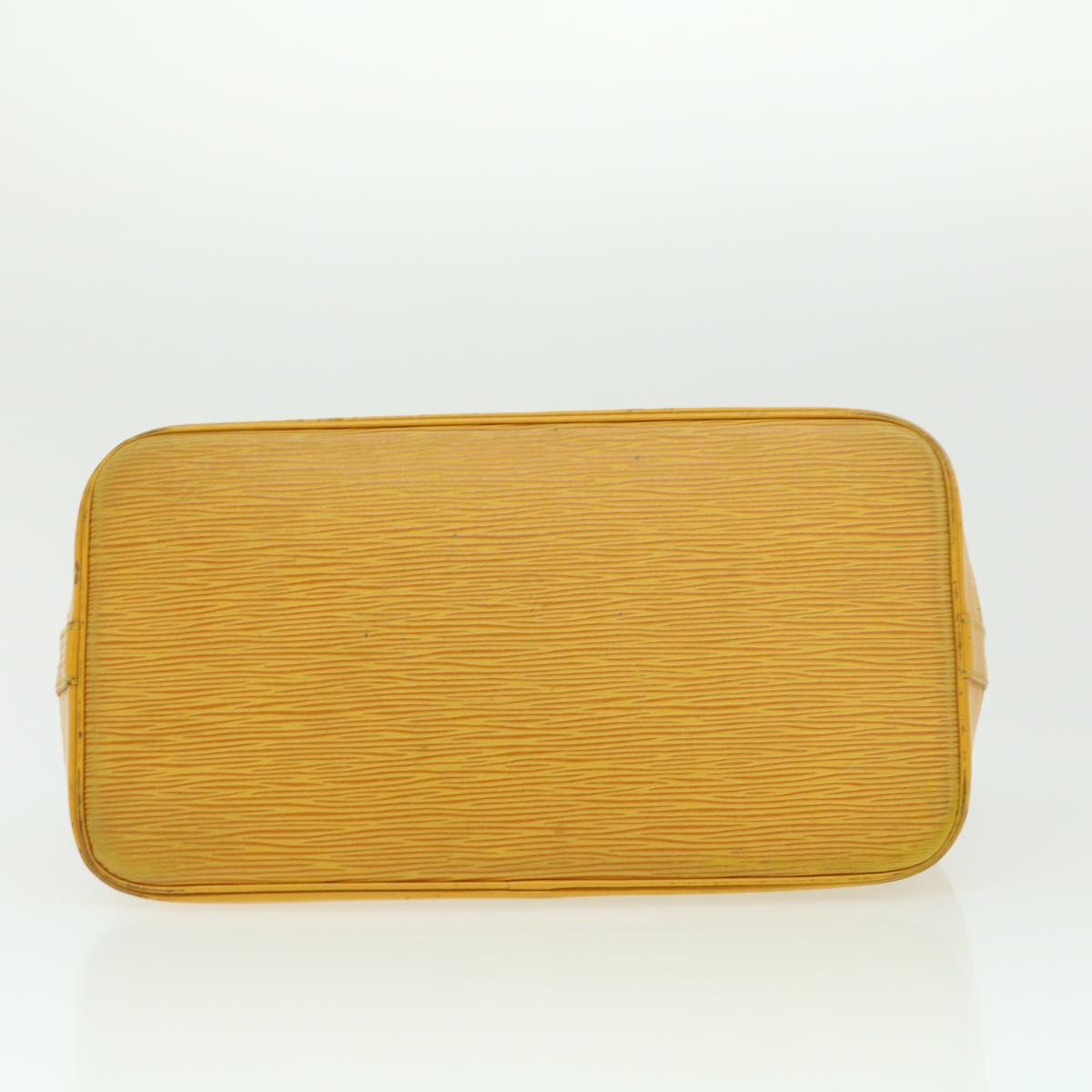 LOUIS VUITTON Epi Alma Hand Bag Yellow M52149 LV 30067