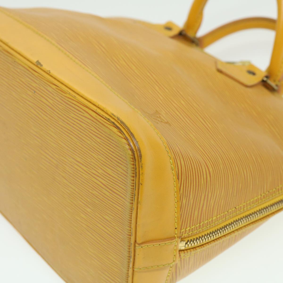 LOUIS VUITTON Epi Alma Hand Bag Yellow M52149 LV 30067
