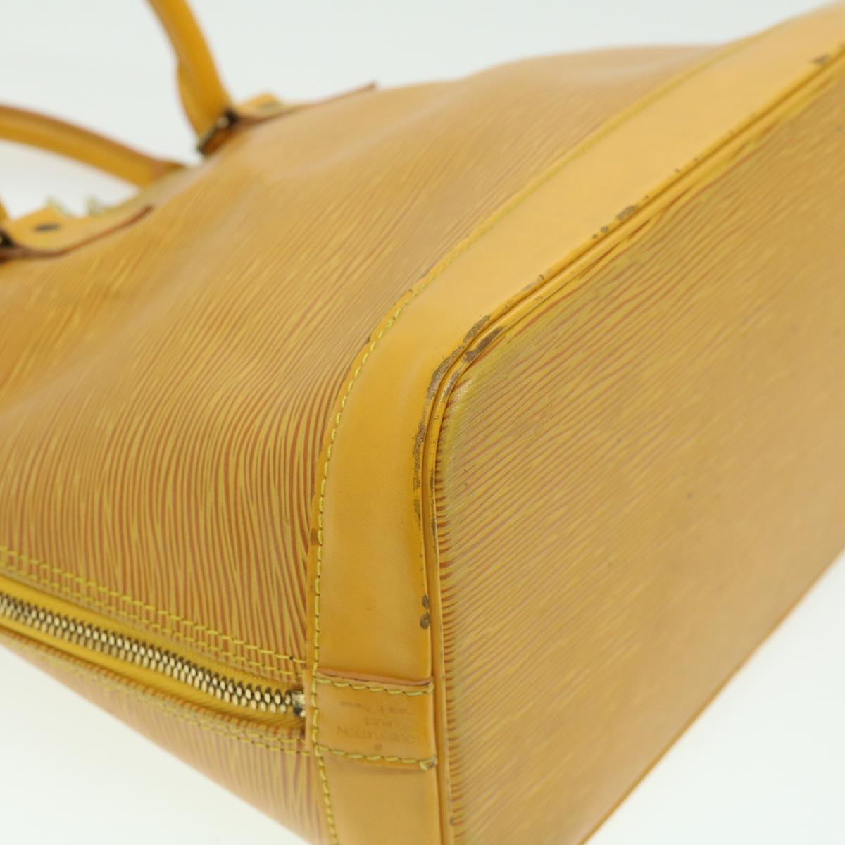 LOUIS VUITTON Epi Alma Hand Bag Yellow M52149 LV 30067