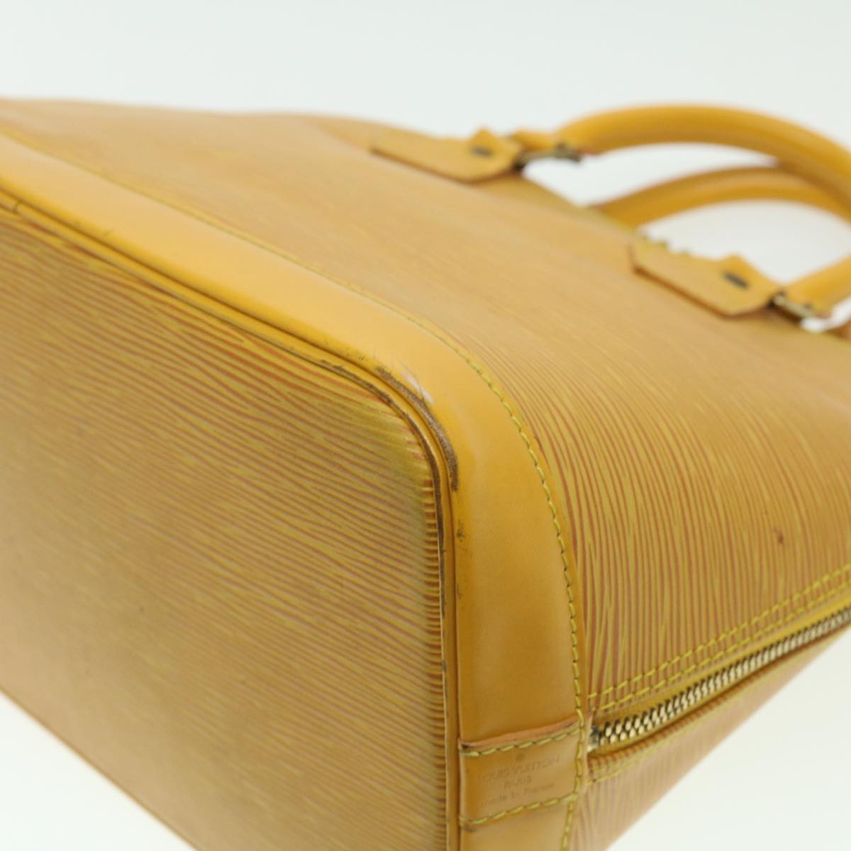 LOUIS VUITTON Epi Alma Hand Bag Yellow M52149 LV 30067