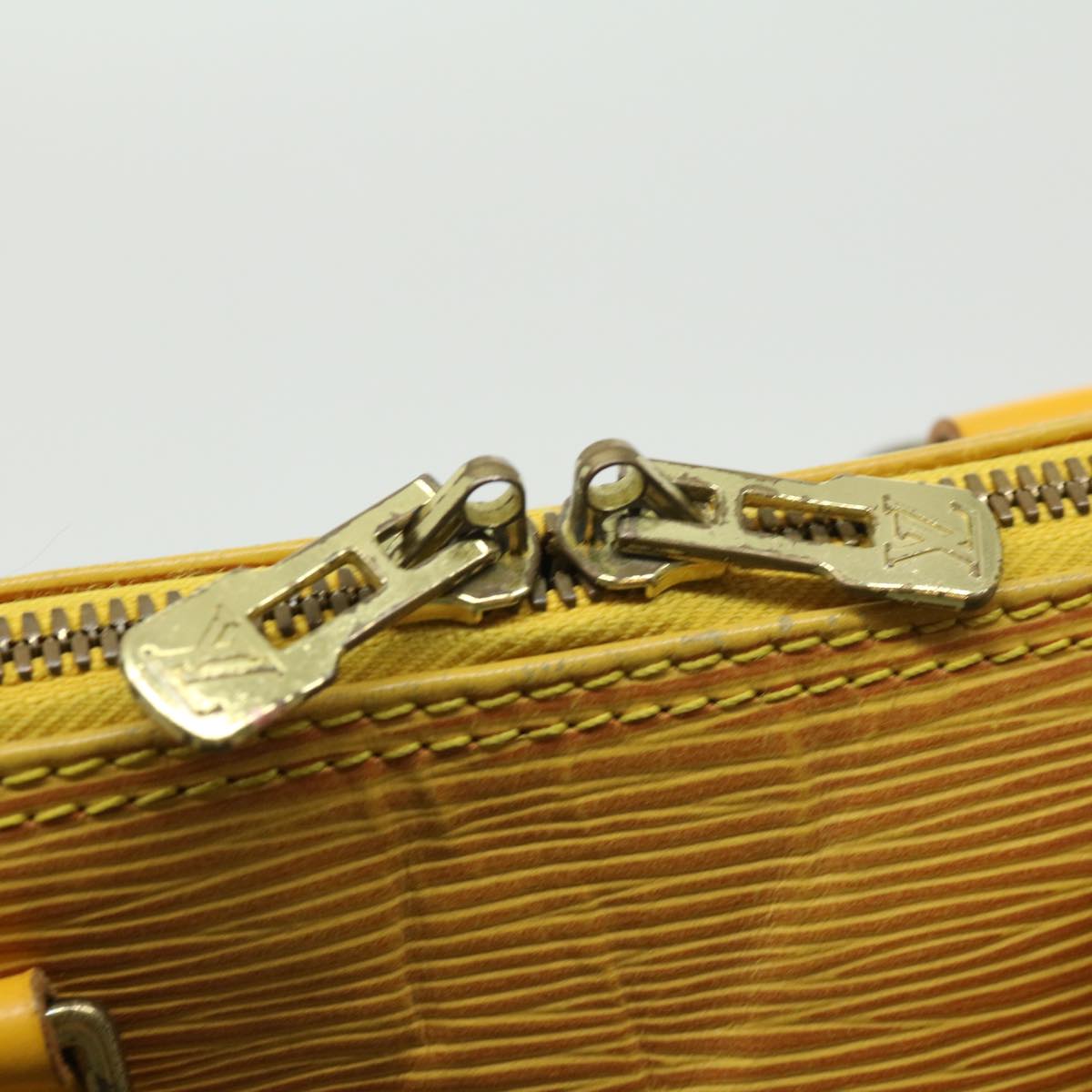 LOUIS VUITTON Epi Alma Hand Bag Yellow M52149 LV 30067