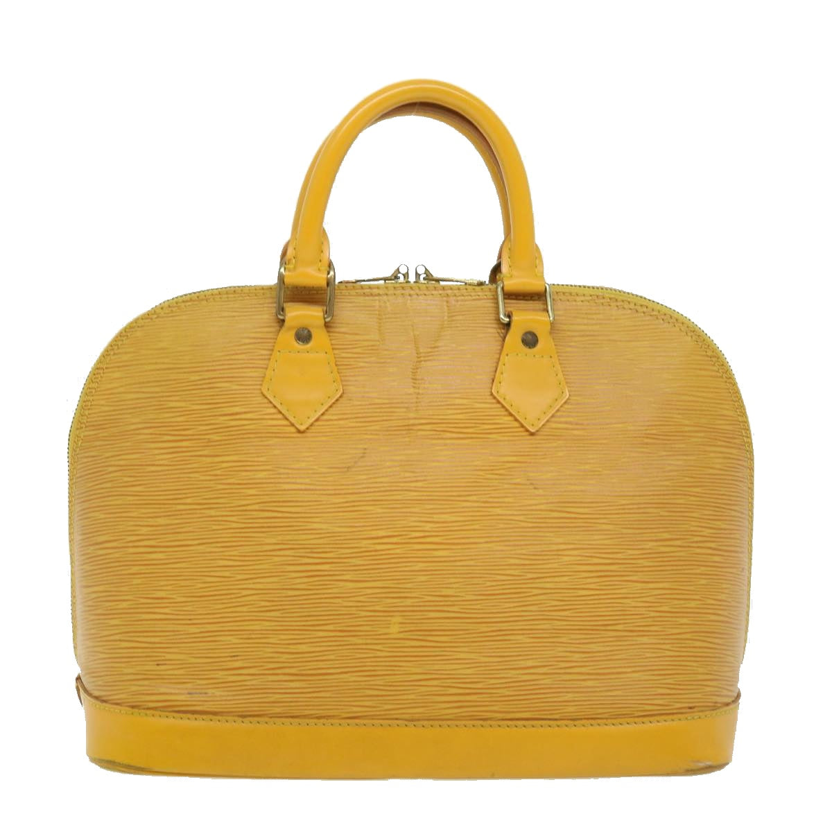LOUIS VUITTON Epi Alma Hand Bag Yellow M52149 LV 30067