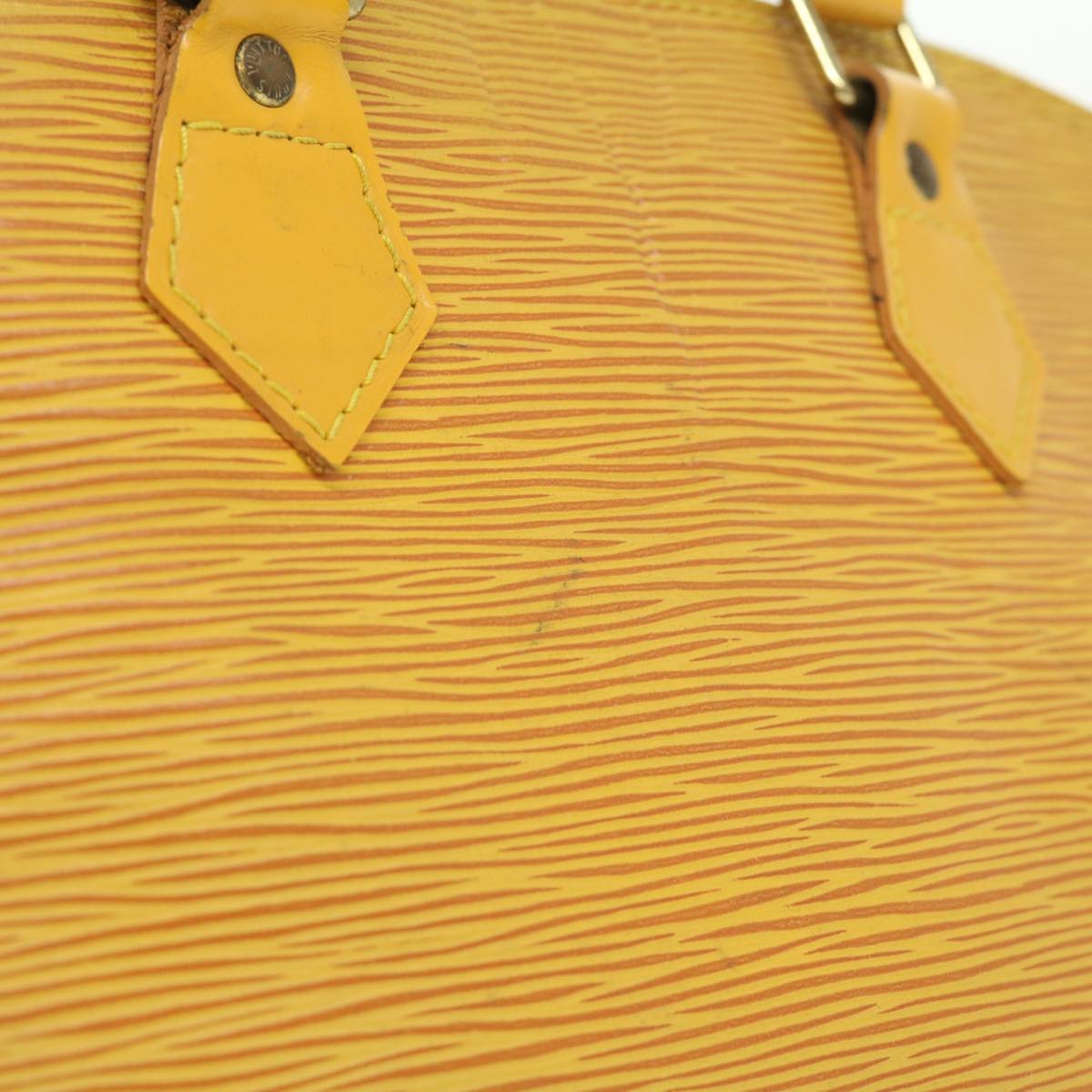 LOUIS VUITTON Epi Alma Hand Bag Yellow M52149 LV 30067