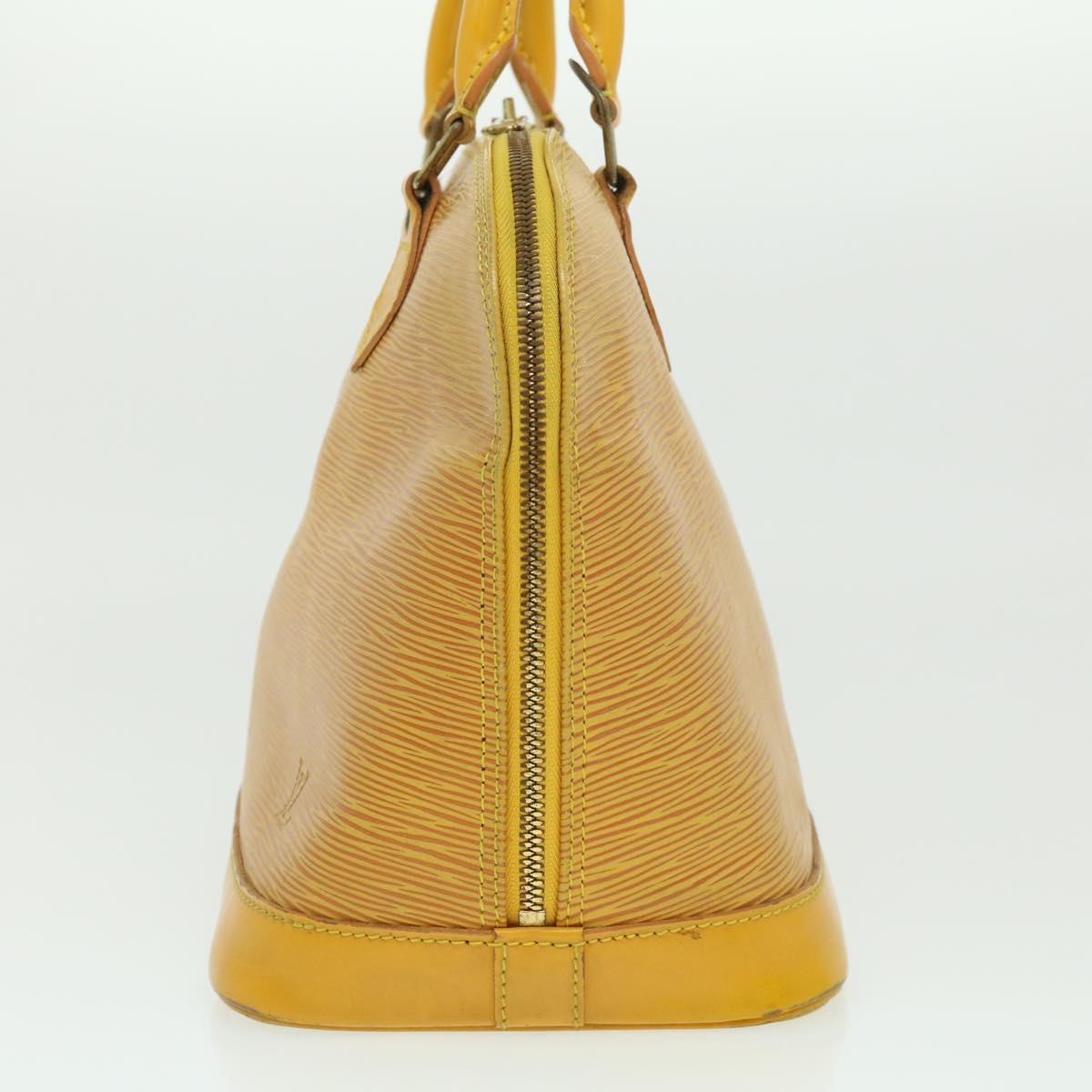 LOUIS VUITTON Epi Alma Hand Bag Yellow M52149 LV 30067