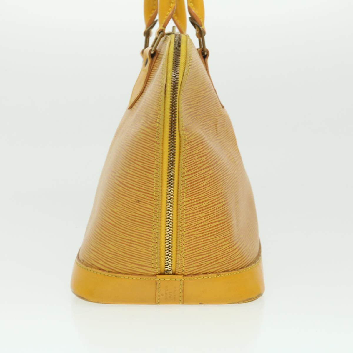 LOUIS VUITTON Epi Alma Hand Bag Yellow M52149 LV 30067
