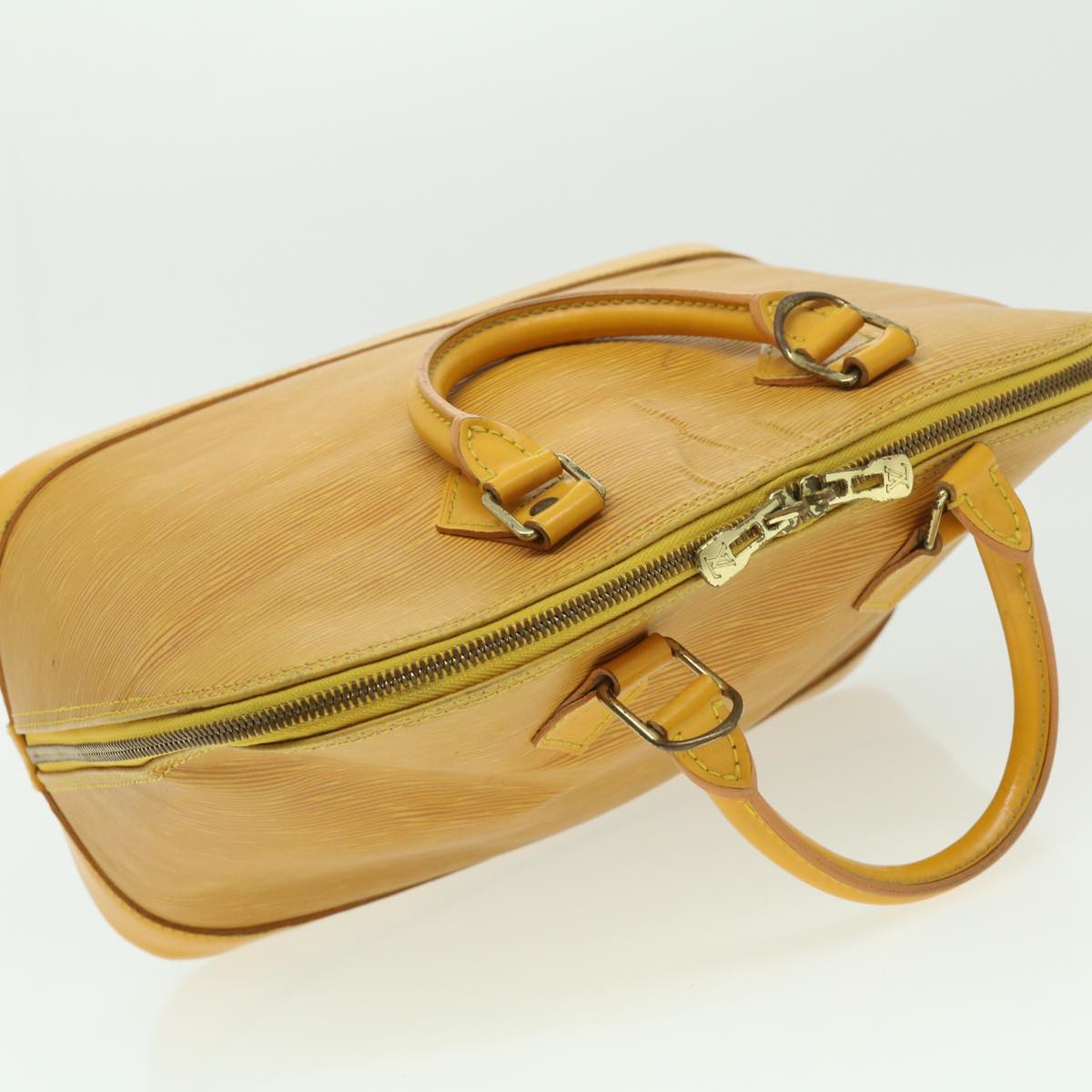 LOUIS VUITTON Epi Alma Hand Bag Yellow M52149 LV 30067