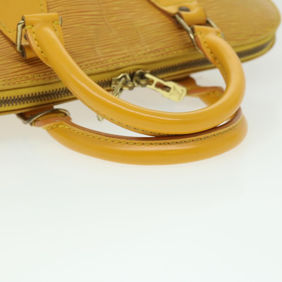 LOUIS VUITTON Epi Alma Hand Bag Yellow M52149 LV 30067