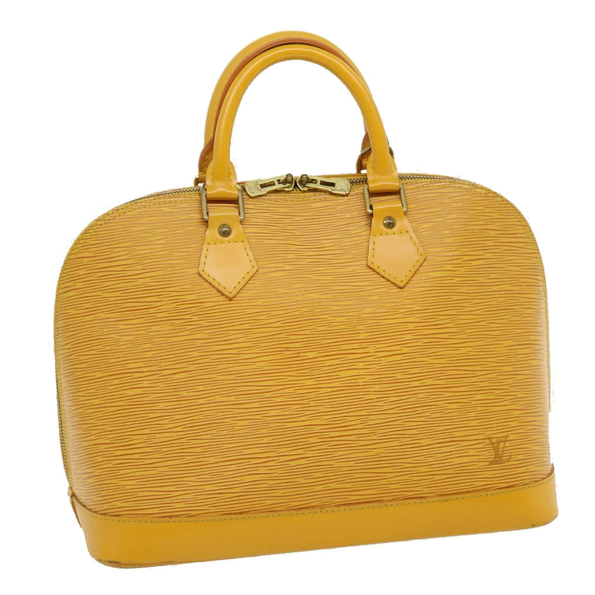 LOUIS VUITTON Epi Alma Hand Bag Yellow M52149 LV 30138