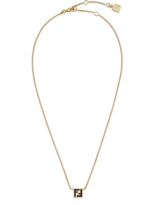 Luxury Fendi Forever Necklace Gold
