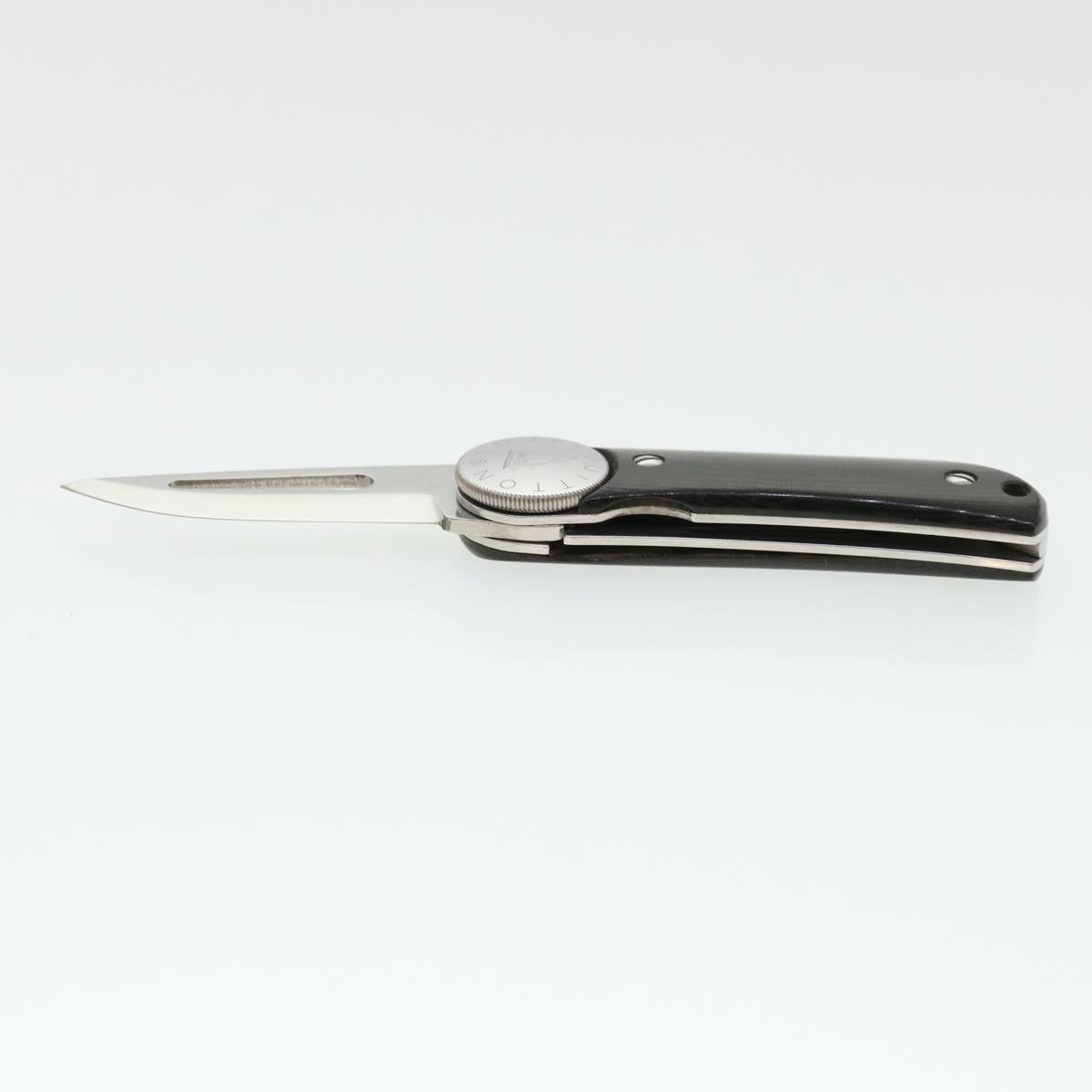 LOUIS VUITTON LV CUP Black Linen Micarta Surcouf Sea Knife M80023 LV 30150A