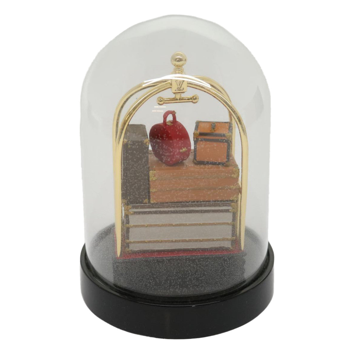 LOUIS VUITTON Snow Globe Hotel Trolley Clear M99407 LV 30155A