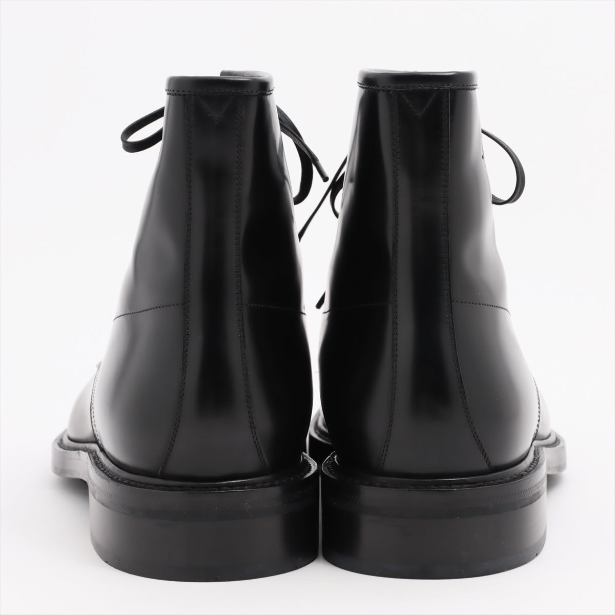 Louis Vuitton 16 Years Leather Boots 9 1/2M  Black DI1106 Change