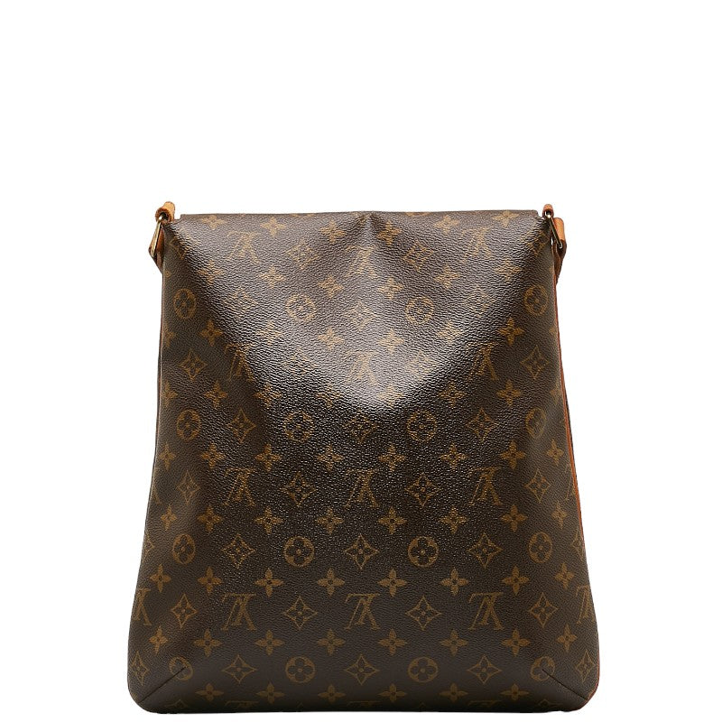 Louis Vuitton Monogram Muset Slipper Shoulder Bag M51256 Brown PVC Leather  Louis Vuitton