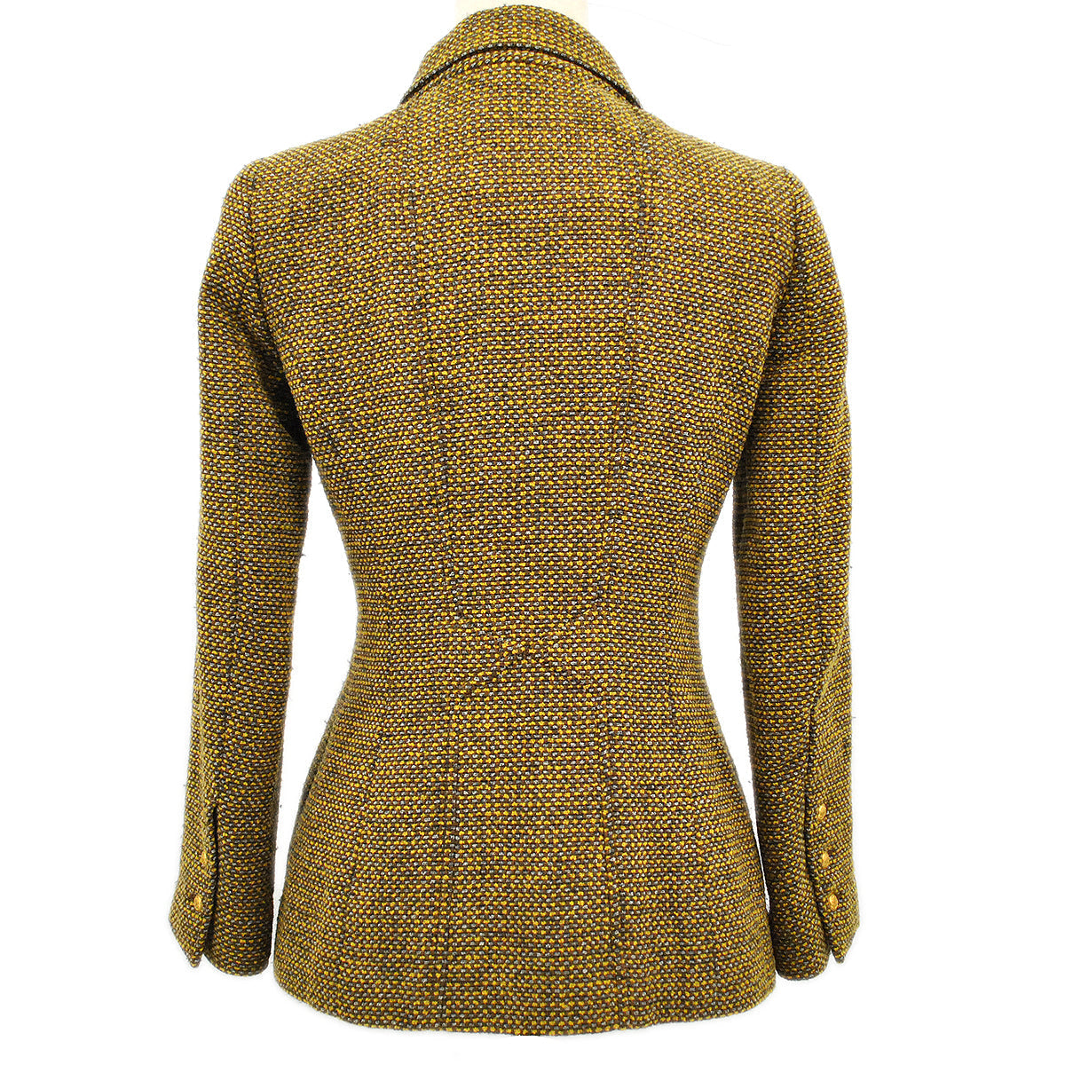 Luxury Chanel 1996 Fall CC logo-buttons tweed jacket #36
