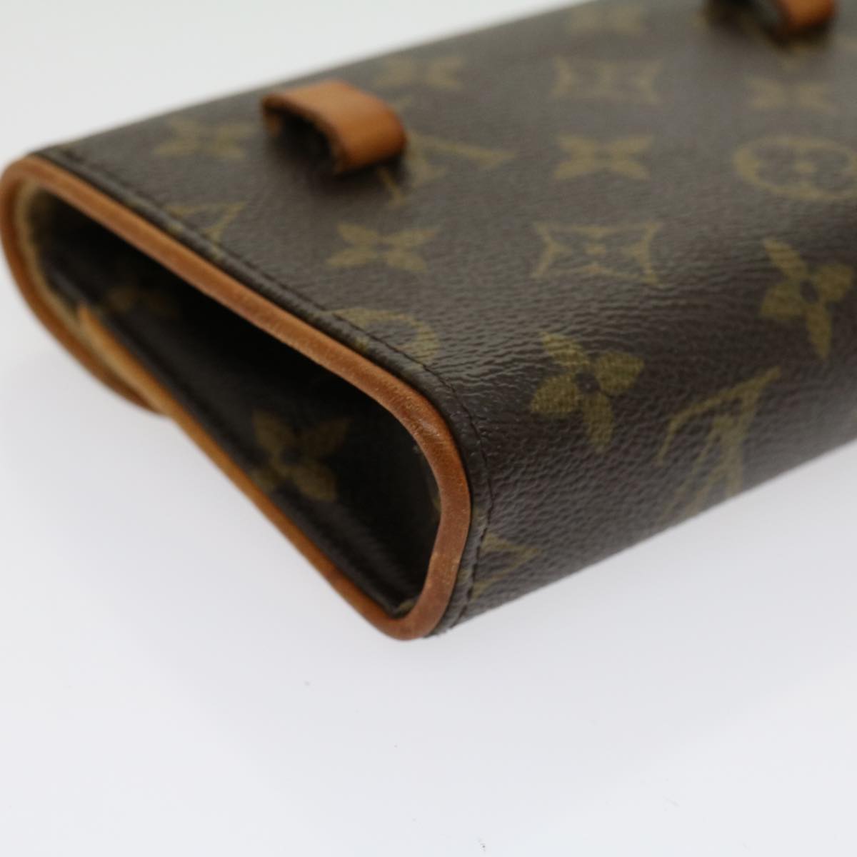 LOUIS VUITTON Monogram Pochette Florentine Bum Bag M51855 LV 30413