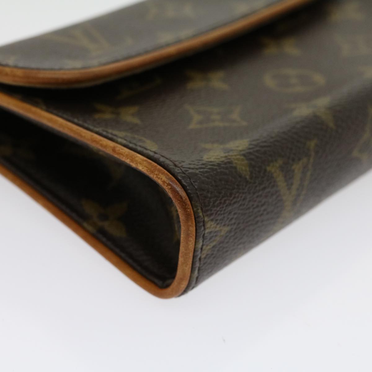 LOUIS VUITTON Monogram Pochette Florentine Bum Bag M51855 LV 30413