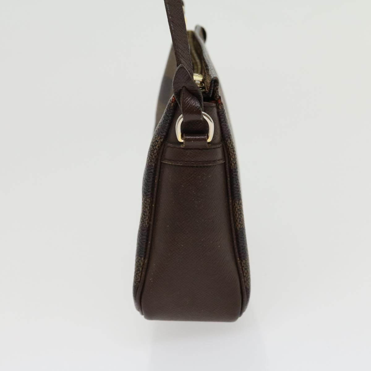 LOUIS VUITTON Damier Ebene Trousse Makeup Hand Pouch N51982 LV 30445