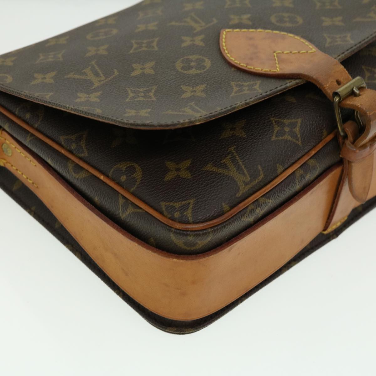 LOUIS VUITTON Monogram Cartouchiere GM Shoulder Bag M51252 LV 30463
