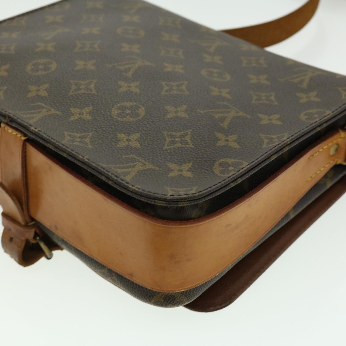 LOUIS VUITTON Monogram Cartouchiere GM Shoulder Bag M51252 LV 30463