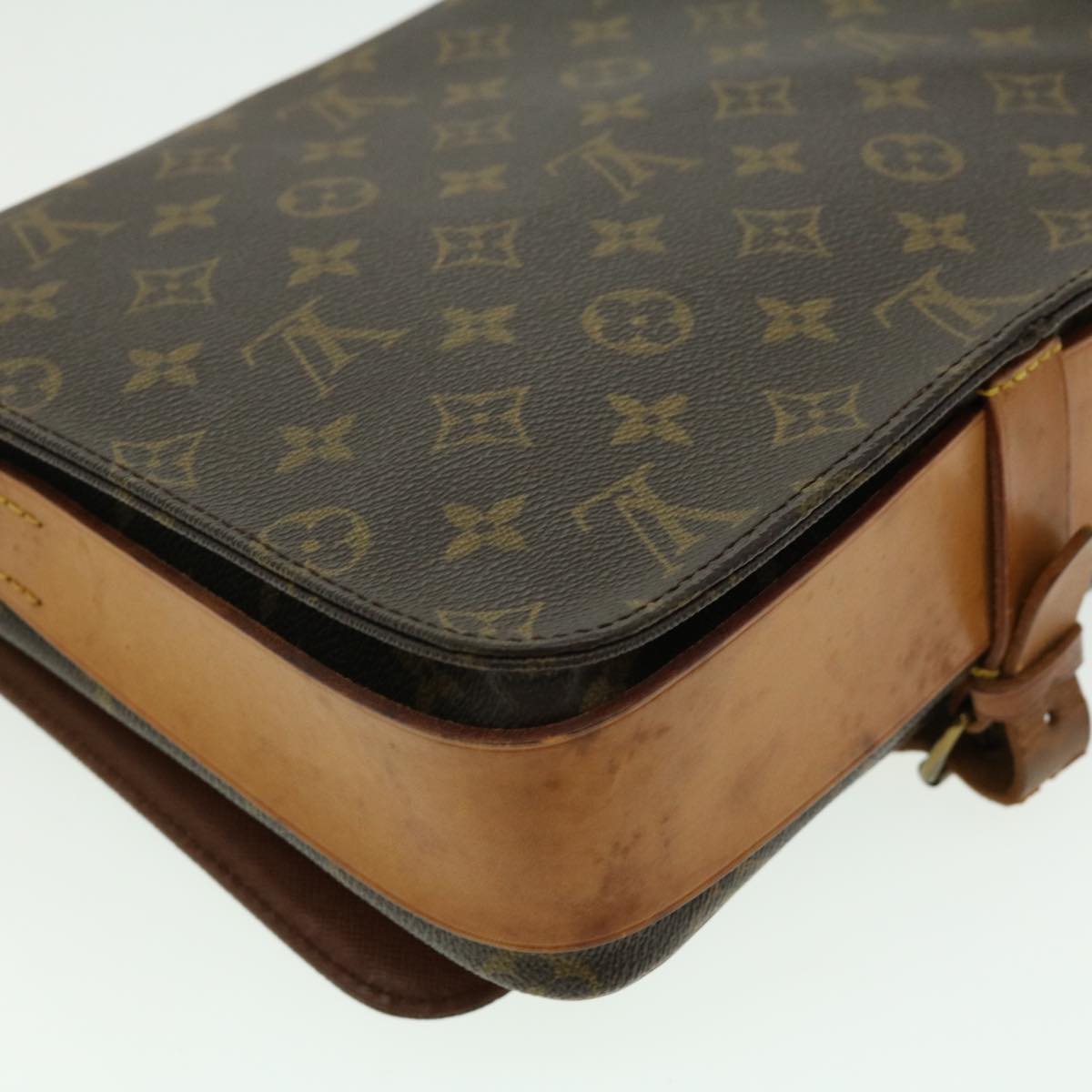 LOUIS VUITTON Monogram Cartouchiere GM Shoulder Bag M51252 LV 30463